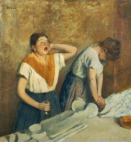 The Laundresses (The Ironing) c.1874-76 a Edgar Degas