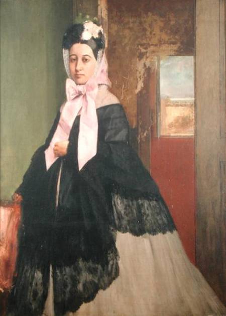Therese de Gas (1842-95), sister of the artist, later Madame Edmond Morbilli a Edgar Degas