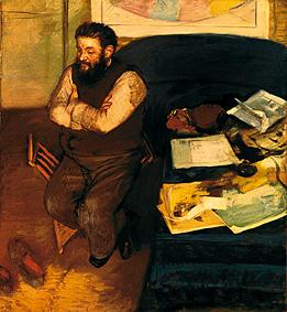 The art critic Diego Martelli (1839-1896)