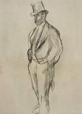Portrait of Ludovic Halevy (1834-1908), from 'La Famille Cardinal' by Ludovic Halevy