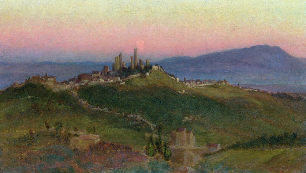 View of San Gimignano a Edith Ridley Corbet