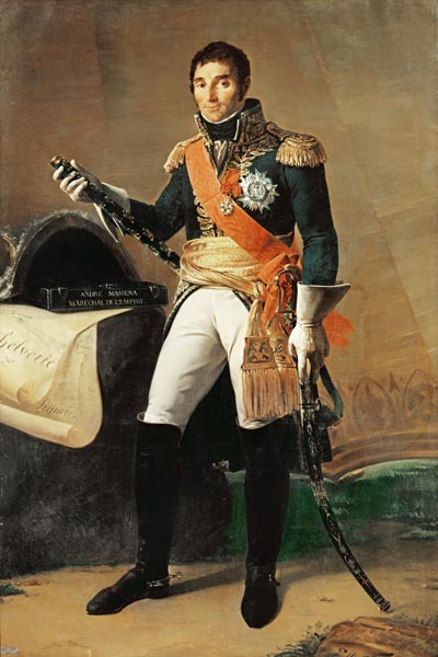 Portrait of Andre Massena, c.1853 a Edme Adolphe Fontaine