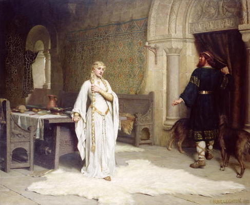 Lady Godiva, 1892 (oil on canvas) a Edmund Blair Leighton