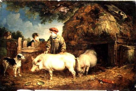 Feeding the Pigs a Edmund Bristow