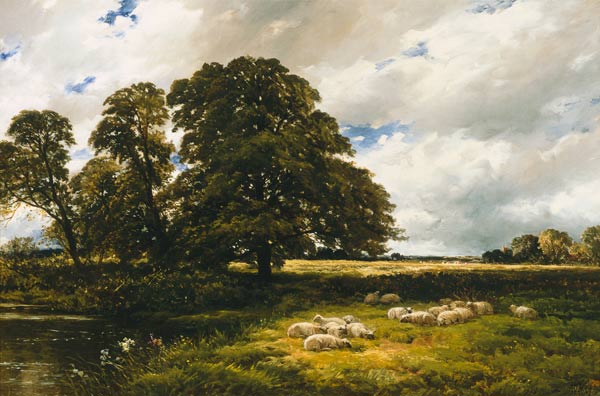 Landscape with Sheep a Edmund Morison Wimperis
