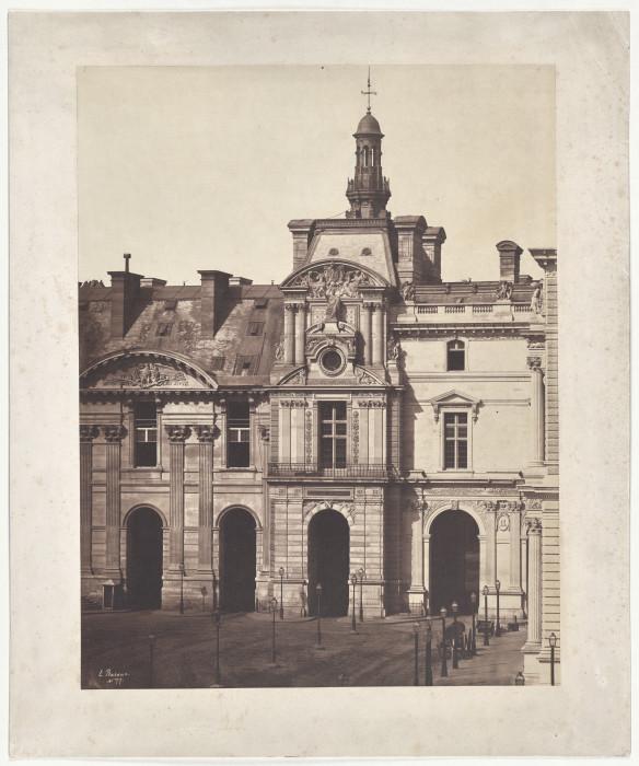 Paris: The Pavillon de Rohan of the Louvre a Édouard Baldus