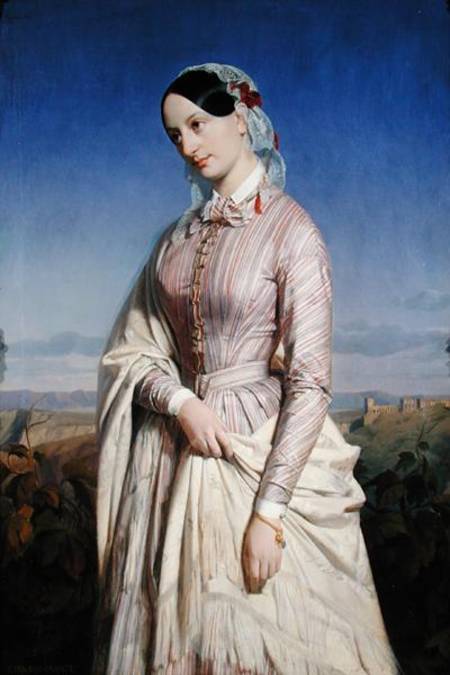 Portrait of a Woman a Edouard Louis Dubufe