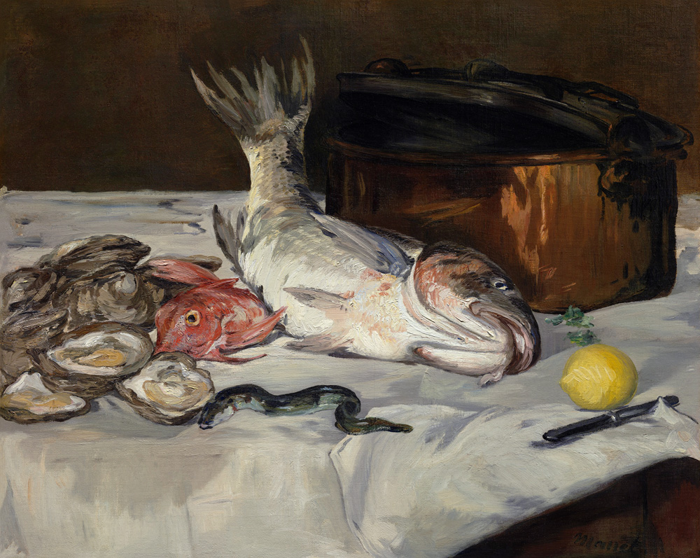 Fisch (Stillleben) a Edouard Manet