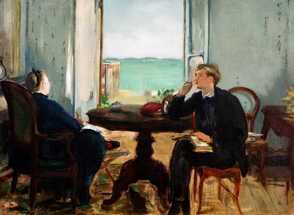 Interior at Arcachon a Edouard Manet