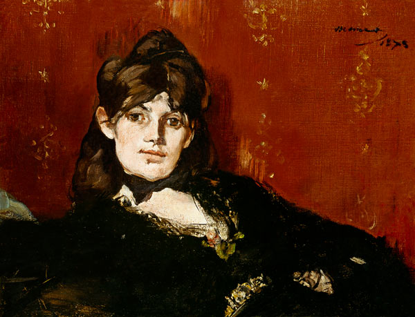 Berthe Morisot (1841-95) Reclining a Edouard Manet