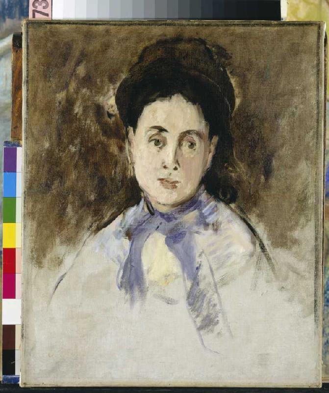 Portrait of a lady a Edouard Manet