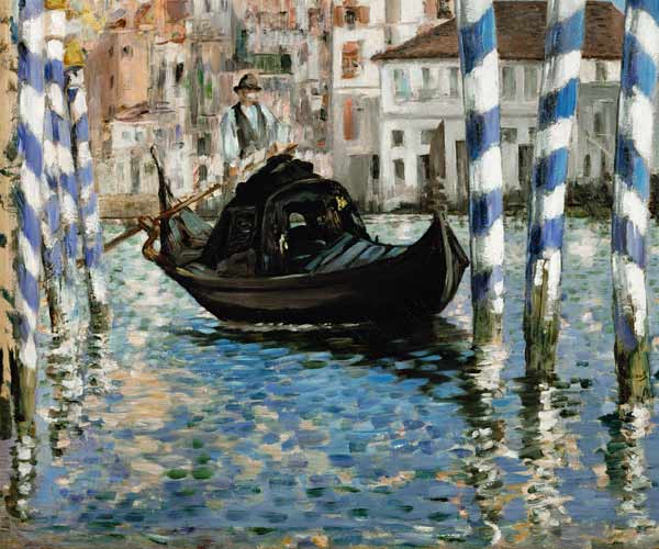 Canal Grande in Venedig a Edouard Manet
