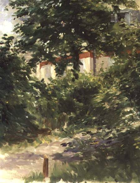 A Corner of the Garden in Rueil a Edouard Manet