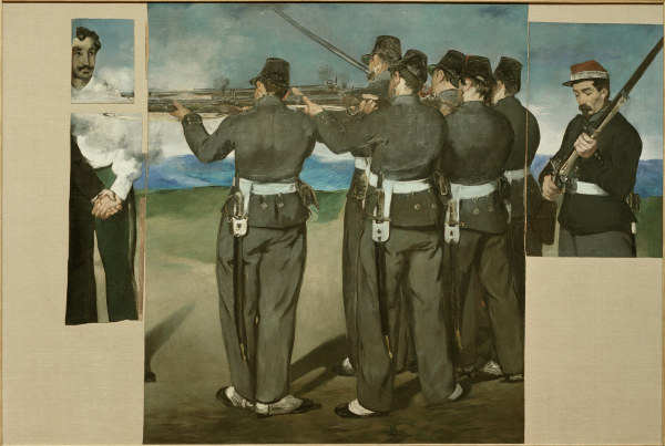 Execution of Maximilian of Mexico a Edouard Manet