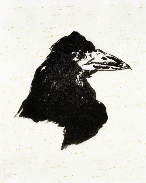 Le Corbeau (The Raven) Illustration for the poem "The Raven" by Edgar Allan Poe a Edouard Manet
