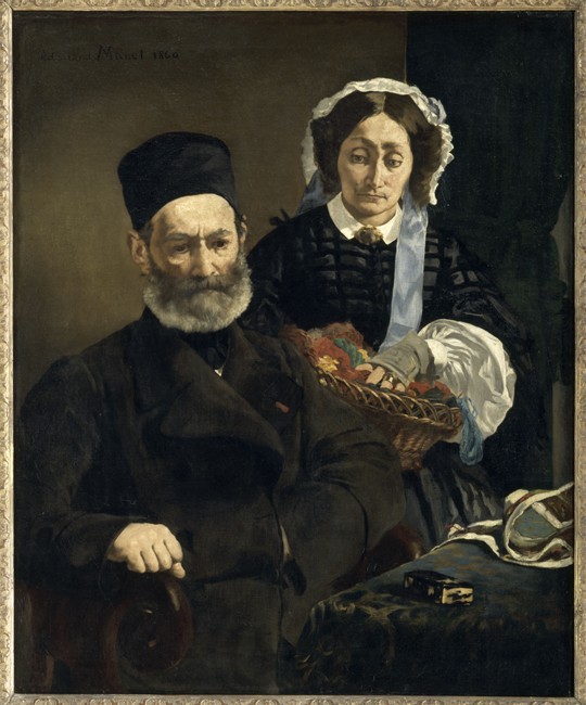 Monsieur and Madame Auguste Manet a Edouard Manet