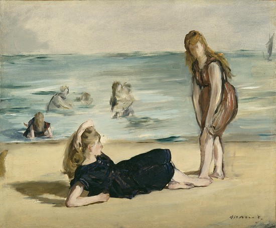 On the Beach a Edouard Manet