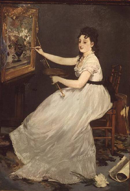 Portrait of Eva Gonzales (1849-83) a Edouard Manet
