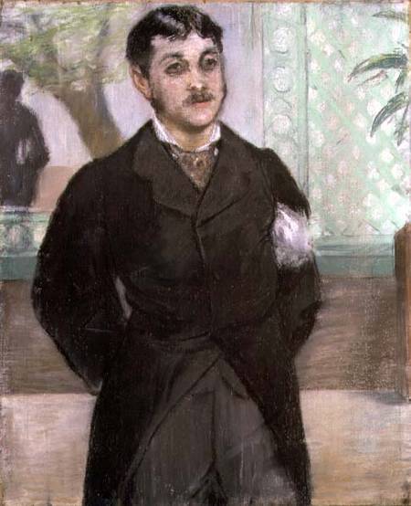 Portrait of M. Gauthier-Lathuille, son of the owner of 'Le Pere Lathuille' restaurant a Edouard Manet