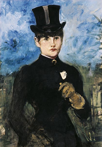 Horsewoman, Fullface a Edouard Manet