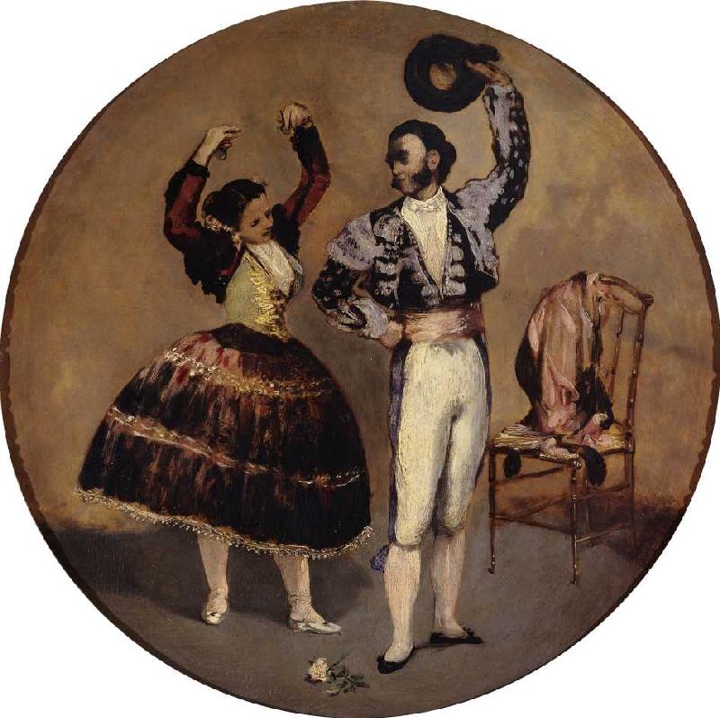 Spanisches Tanzpaar. a Edouard Manet