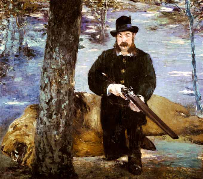 Pertuiset, Lion Hunter a Edouard Manet