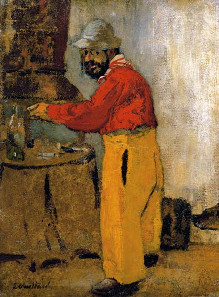 Henri de Toulouse-Lautrec at Villeneuve sur Yonne, 1898 (oil on canvas)  a Edouard Vuillard