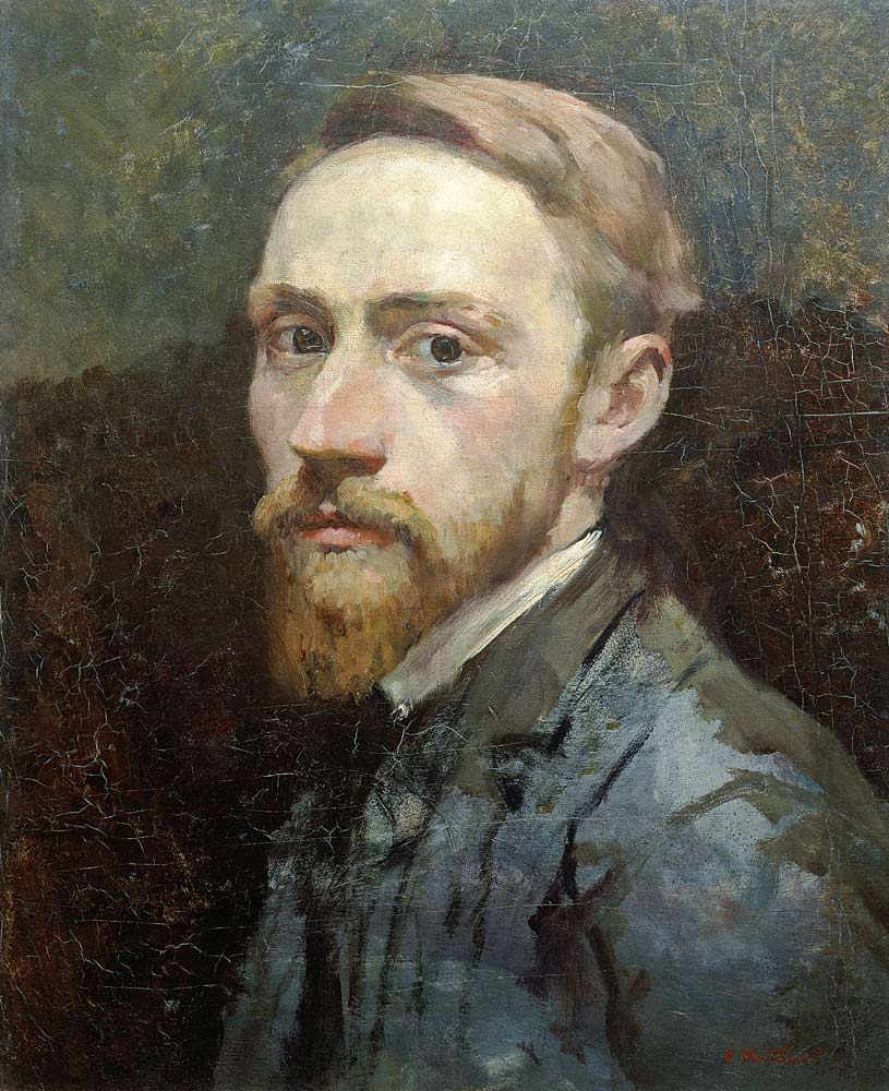 Self Portrait, c.1889-90 (oil on canvas)  a Edouard Vuillard