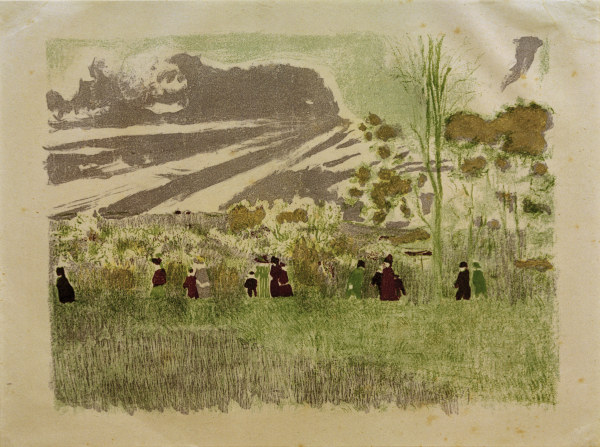A travers champs (Querfeldein), a Edouard Vuillard