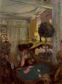 Ladies at the pack of cards a Edouard Vuillard