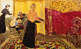 Three women in an interior a Edouard Vuillard