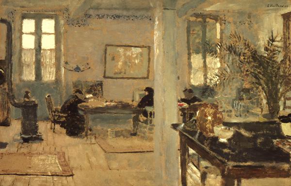In the Room, 1890s (oil on canvas)  a Edouard Vuillard