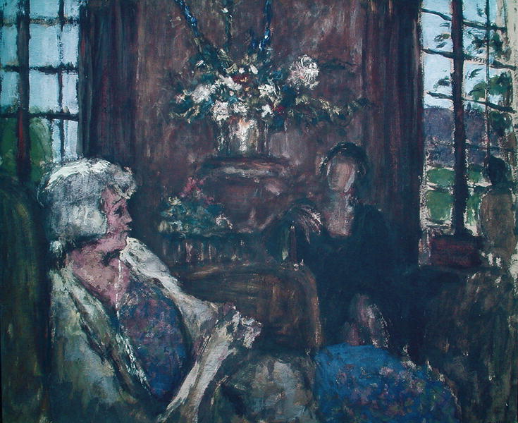 Interior (gouache) a Edouard Vuillard