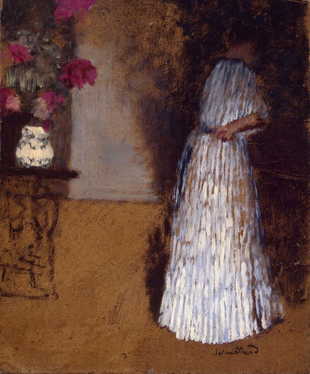 Young Woman in a Room a Edouard Vuillard