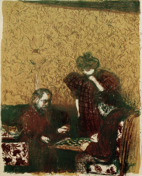 La partie de dames (Das Damespiel), a Edouard Vuillard