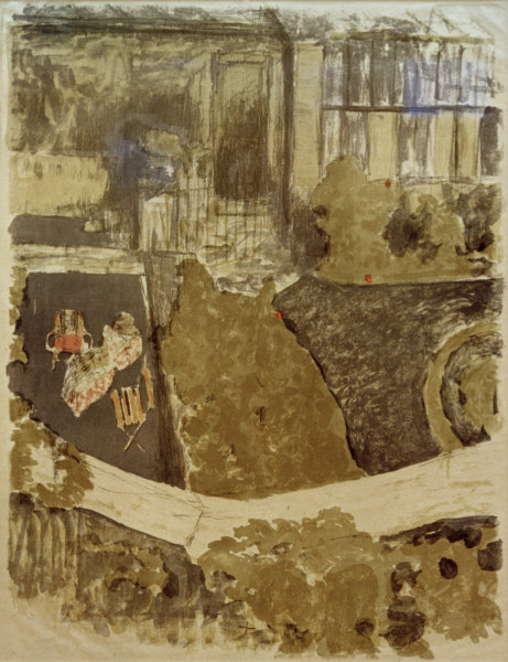 Le Jardin devant latelier (Der a Edouard Vuillard