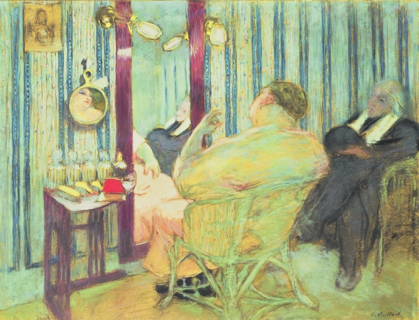 Sacha Guitry (1885-1957) in His Dressing Room, 1911-12 (pastel on paper)  a Edouard Vuillard