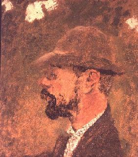 Portrait of Henri de Toulouse-Lautrec (1864-1901) c.1897-98 (oil on canvas) 
