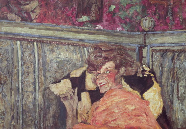 Yvonne Printemps (1894-1977) and Sacha Guitry (1885-1957) c.1912 (oil on canvas)  a Edouard Vuillard