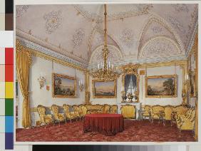 Interiors of the Winter Palace. The Third Reserved Apartment. The Drawing Room