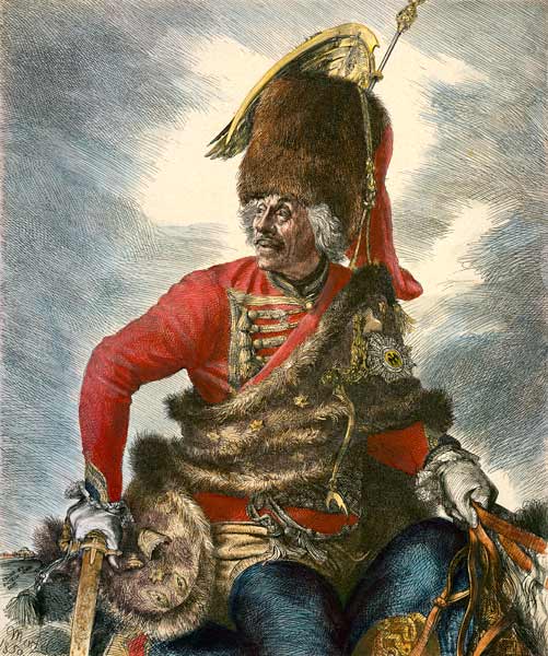 Preußischer Reitergeneral a Eduard Kretzschmar