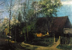 Village in spring a Eduard Weichberger