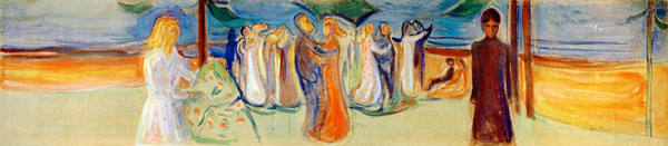 Tanz am Strand a Edvard Munch