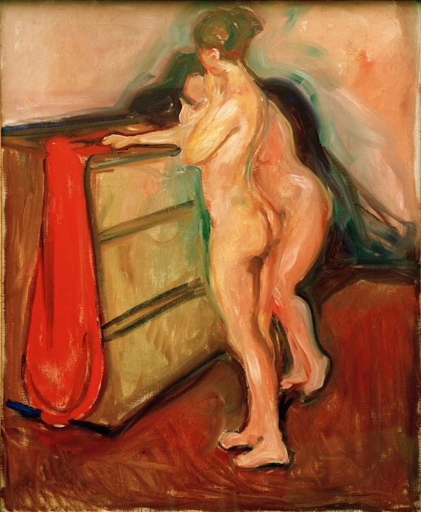 Two female nudes a Edvard Munch