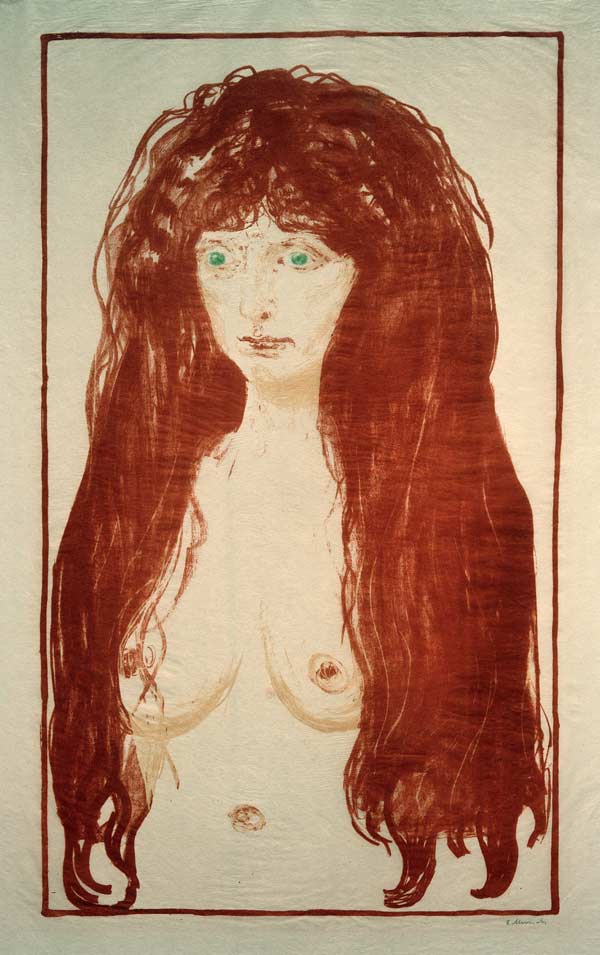 Munch, Nude (Sin) a Edvard Munch