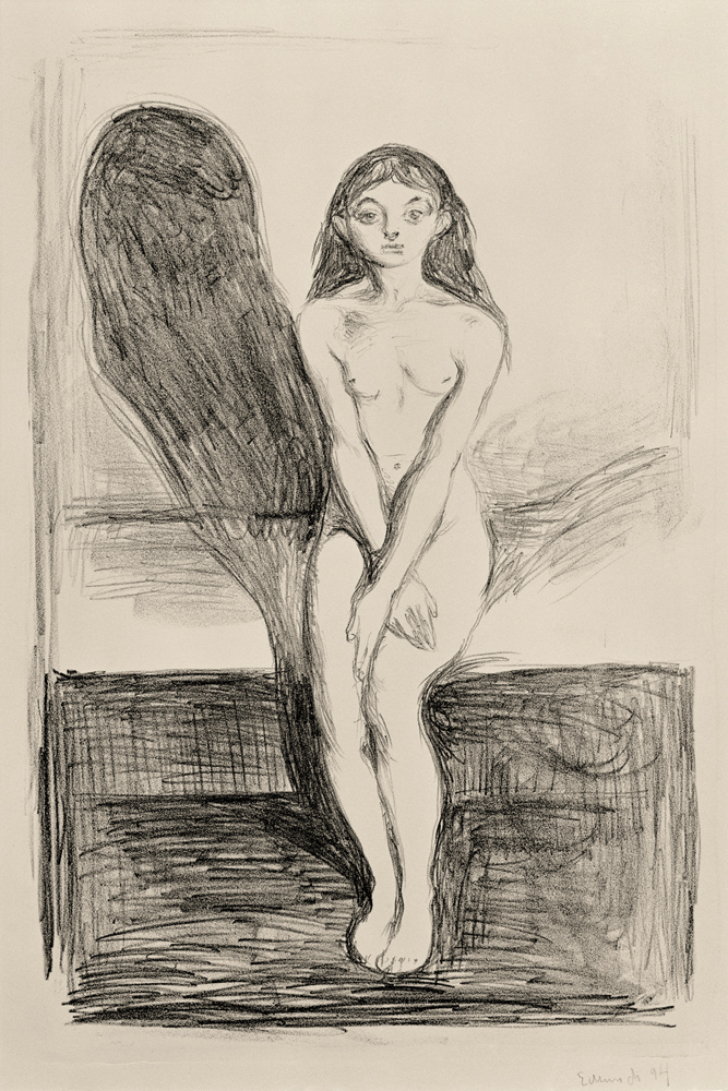 Pubertà (Il giovane modello) a Edvard Munch
