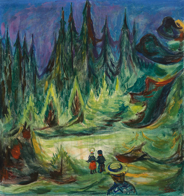 Der Märchenwald a Edvard Munch