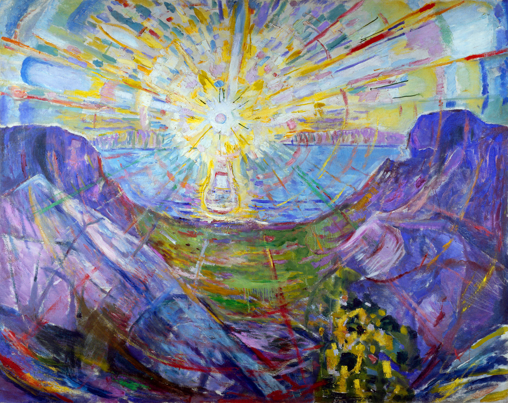 Die Sonne a Edvard Munch