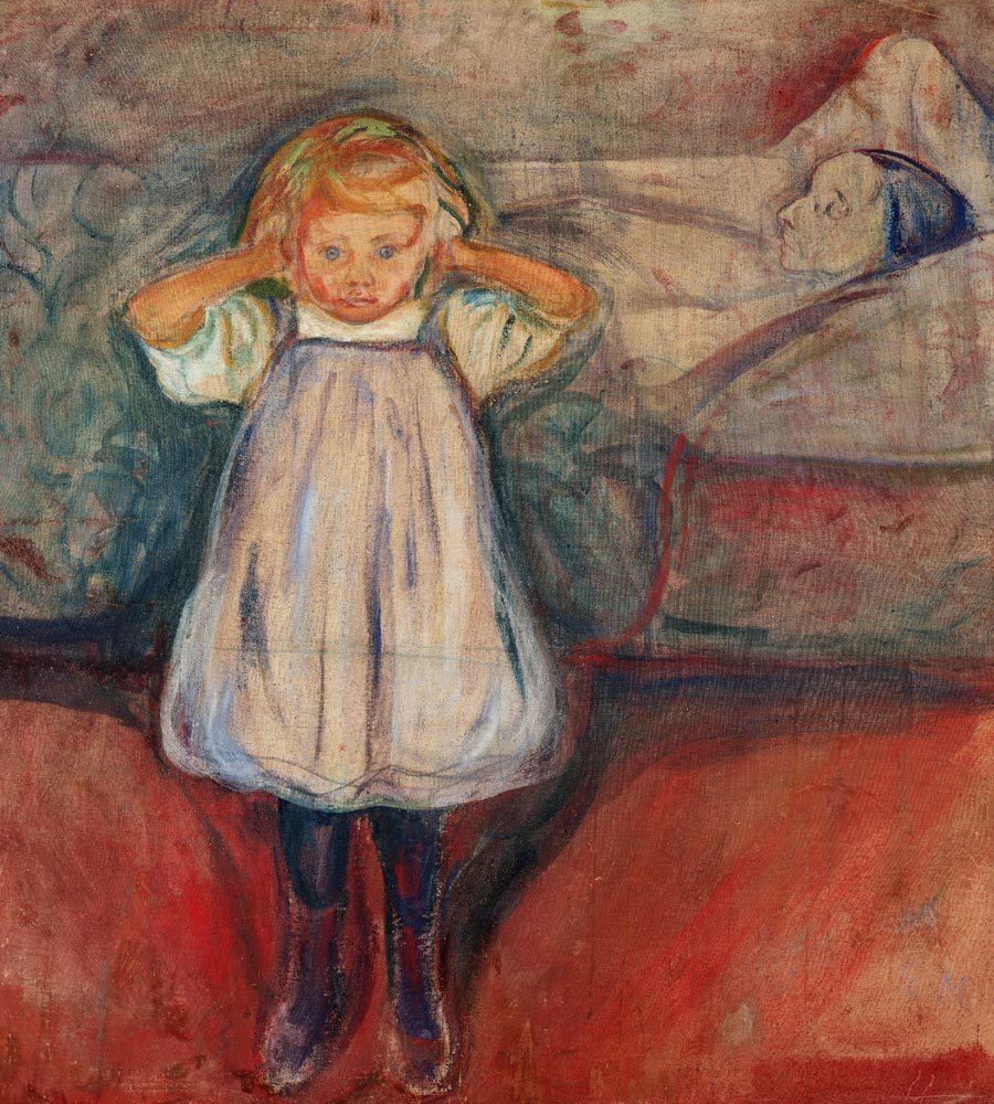 The Dead Mother and the Child a Edvard Munch
