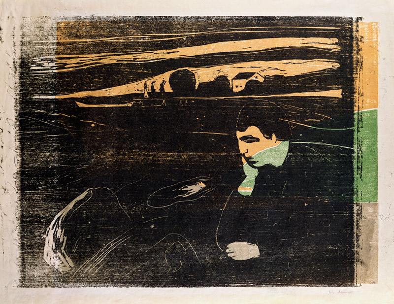 Evening a Edvard Munch
